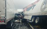 Seis vehículos de carga se vieron involucrados en este siniestro en carretera de Sonora / Foto: Cortesía | Facebook Soy Cobre